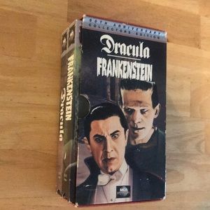 Dracula Frankenstein 60th anniversary VHS